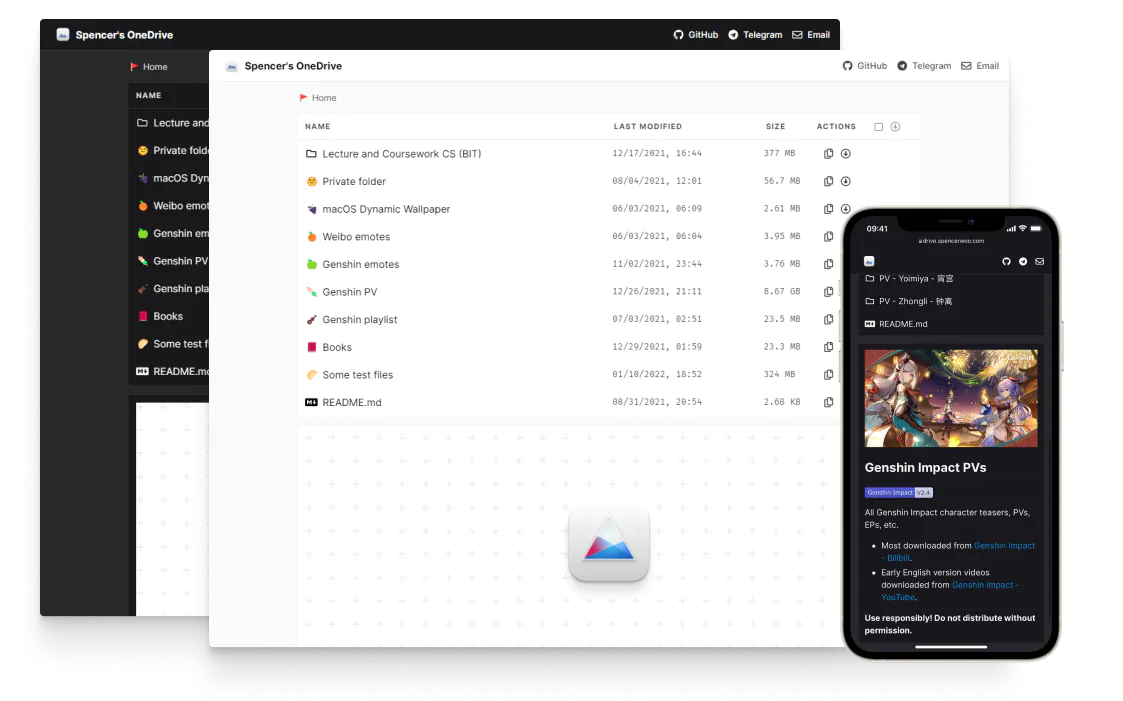 微软OneDrive目录索引程序onedrive-vercel-index搭建教程-北辰博客